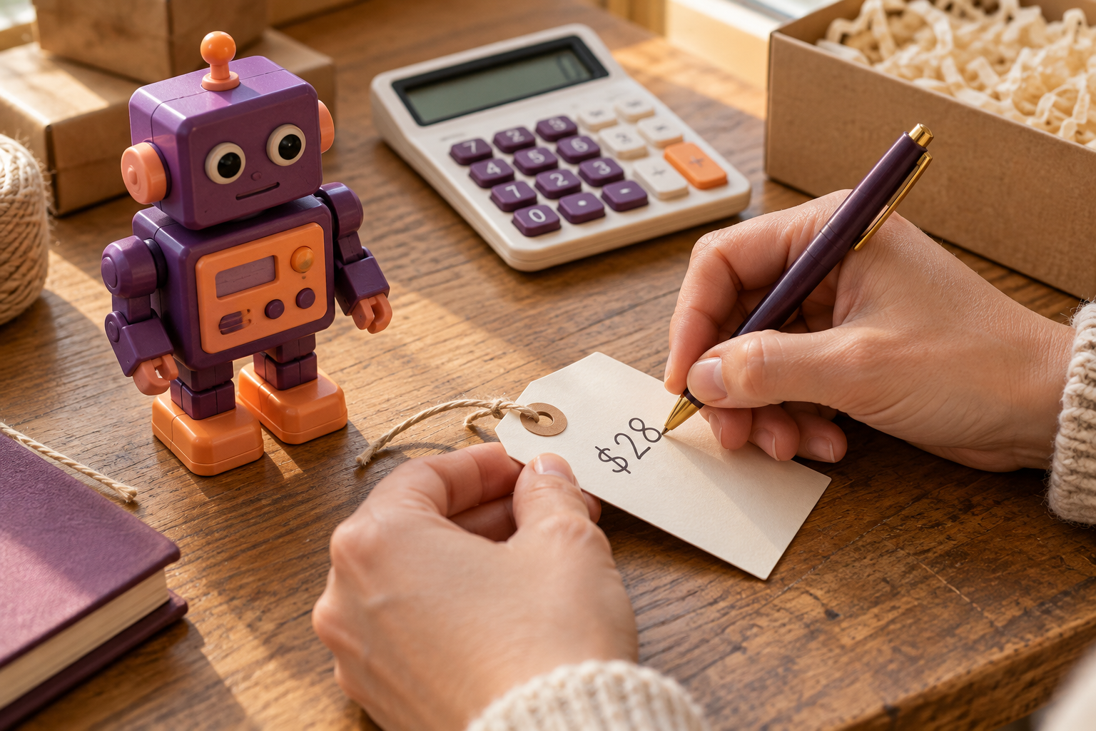 Setting an asking price for a toy